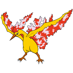 No 146 火焰鸟 宝可梦 宝可梦图鉴 精灵宝可梦剑 盾